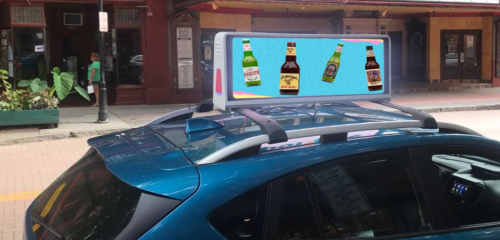 taxi top LED display