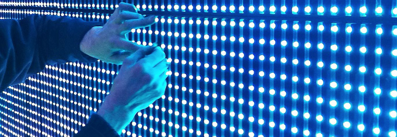 Blue LED of flexible LED screen