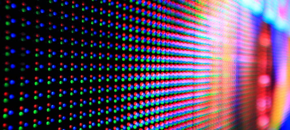 LED display color tips