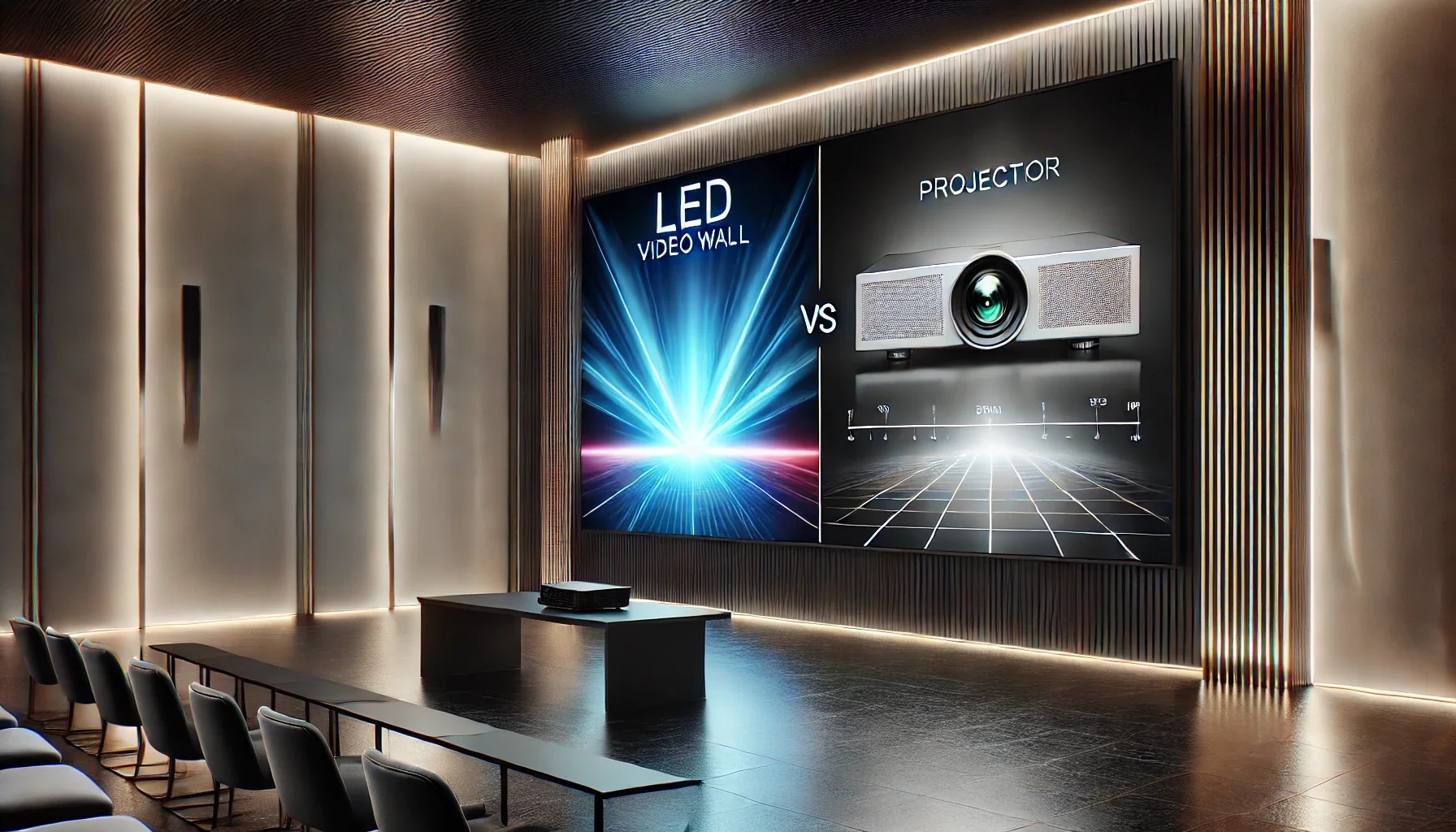 cinema led screen vs projector