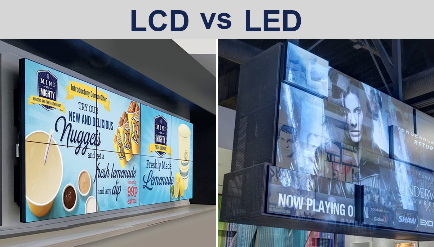 I-lcd vs i-led video wall