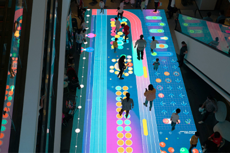 led dance floor