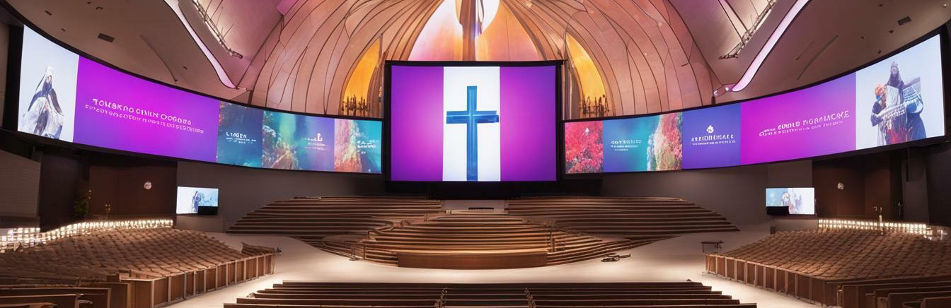 led screen for church