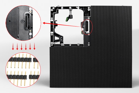 podium LED-schermdetails