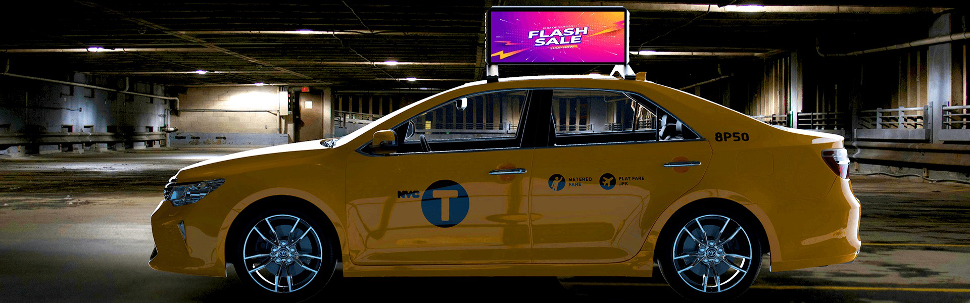 Taxi LED zaslon